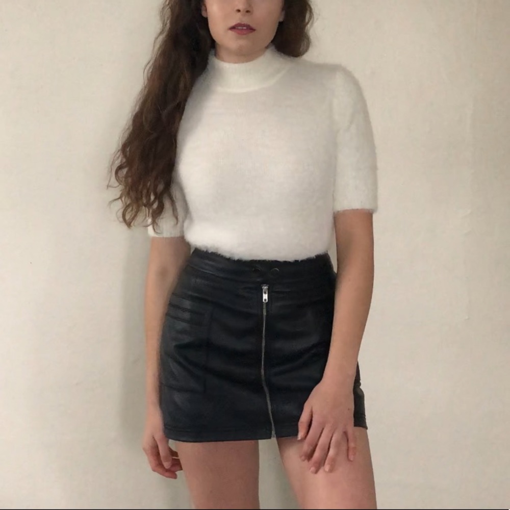 Irresistibly Fuzzy And Soft Sweater! Mock Neck - image 1